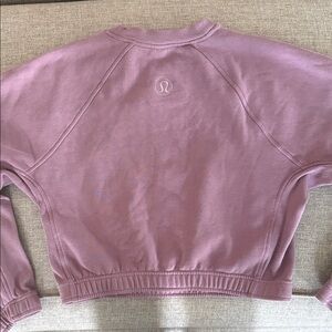 Lululemon scuba cropped sweatshirt